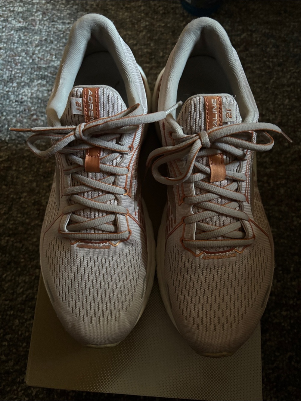 Brooks Women’s Blush and Rose Gold Running Sneakers